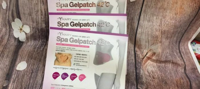 Miếng dán tan mỡ bụng spa gel patch 42 review